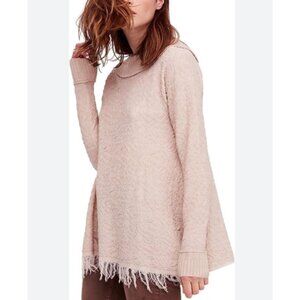 Free People Broken Glass Tunic Crew Neck Sweater XS